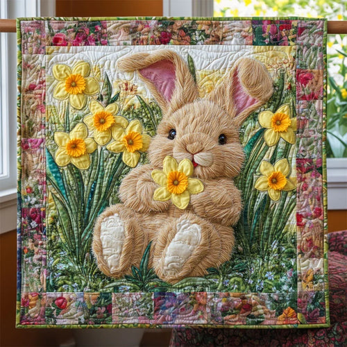 Bunny Blossom Grove Quilt Blanket