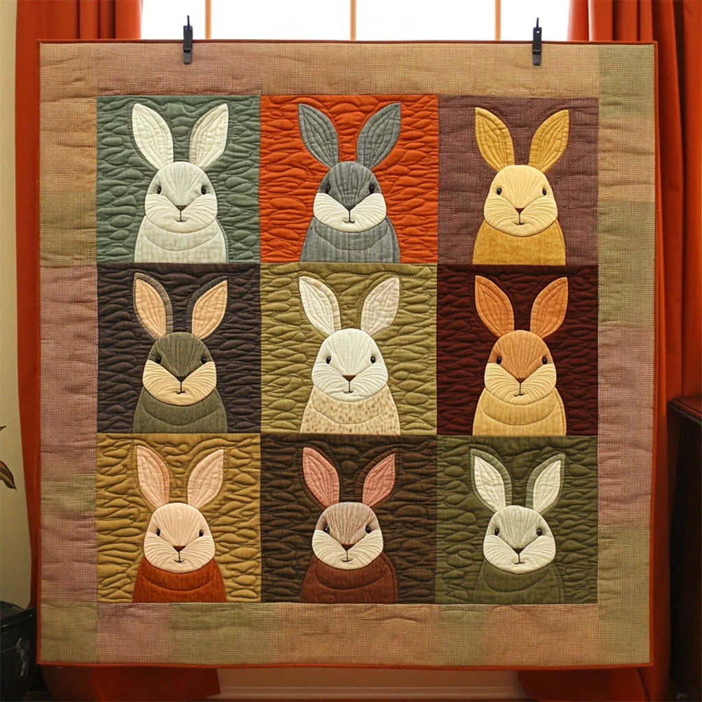 Bunny Box Quilt Blanket