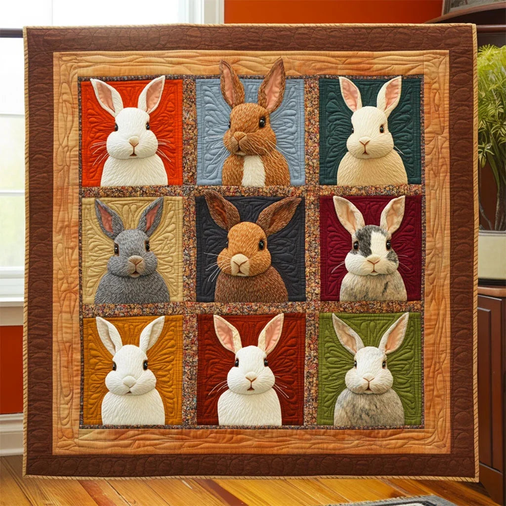 Bunny Box Quilt Blanket