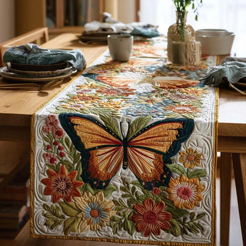 Butterfly Blessing Quilted Table Runner