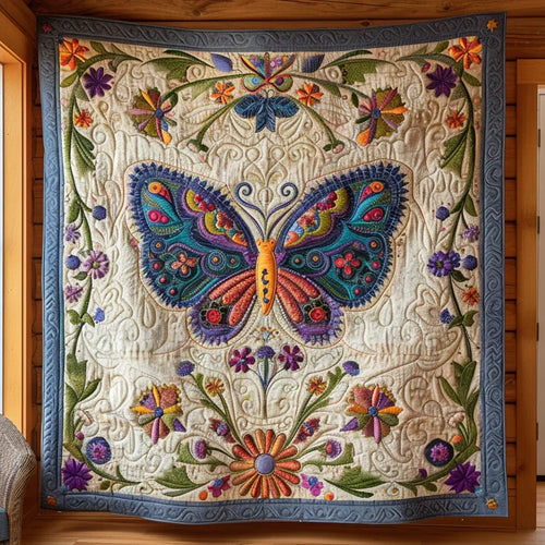 Butterfly Bloom Quilt Blanket