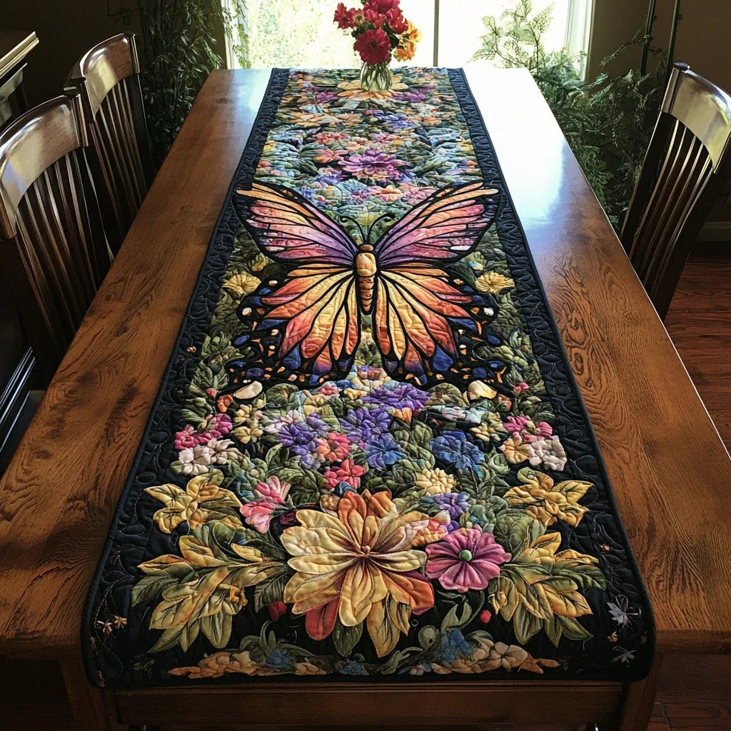 Butterfly Dream Quilted Table Runner