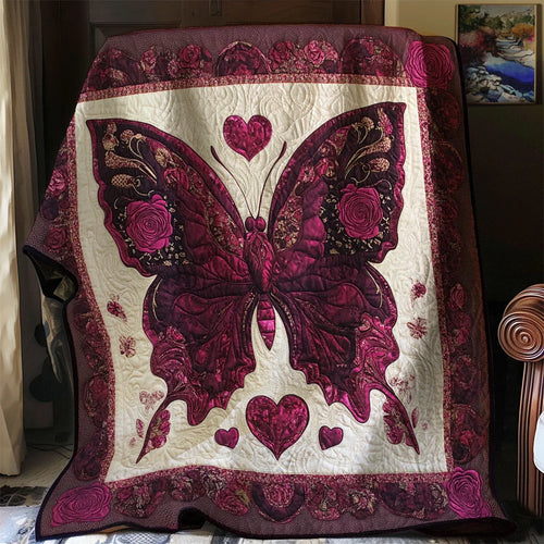 Butterfly Embrace Quilt Blanket