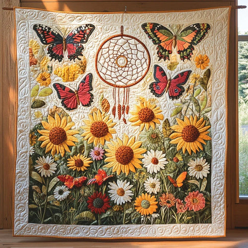 Butterfly Garden Quilt Blanket