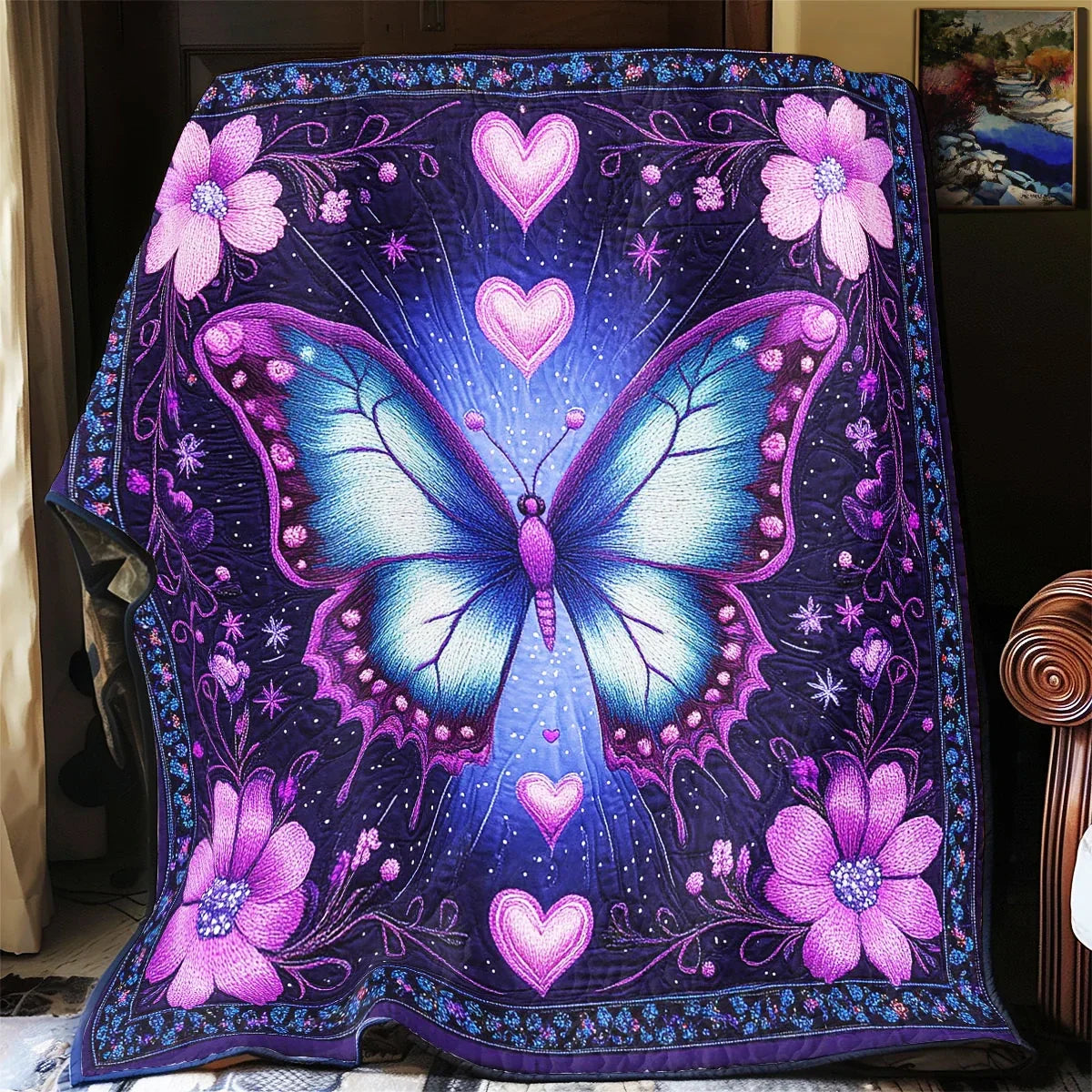 Butterfly Magic Quilt Blanket
