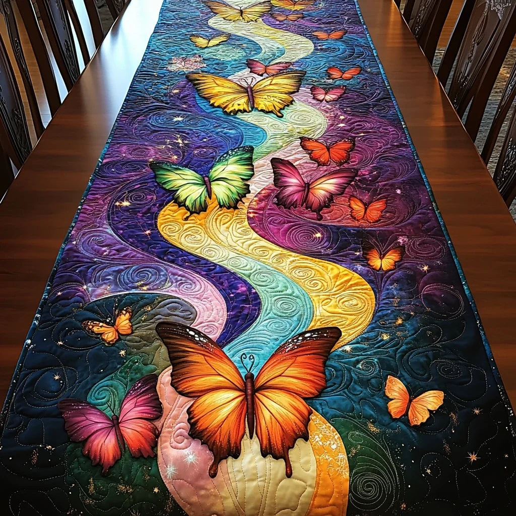 Butterfly Meadow Quilted Table Runner