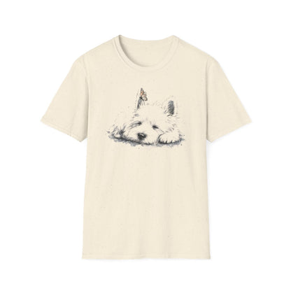 Butterfly Nap Westie Tee