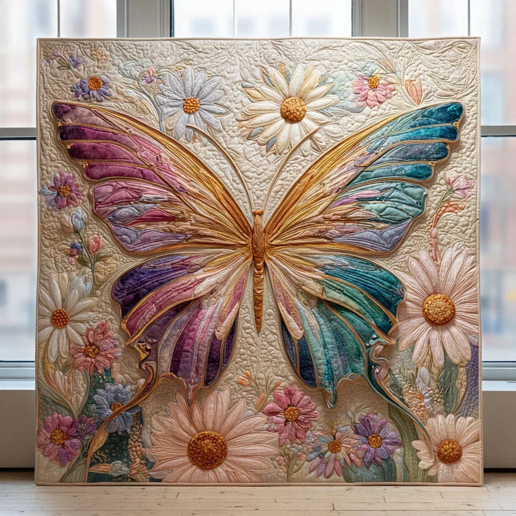 Butterfly Radiance Quilt Blanket