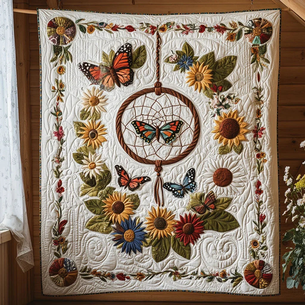 Butterfly Web Quilt Blanket