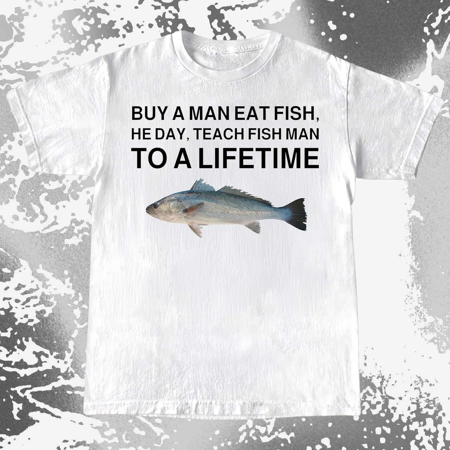 Funny Buy a Man Eat Fish Shirt