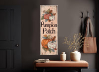 Pumpkin Patch Canvas Print – Rustic Fall Wall Art | Framed & Ready to Hang