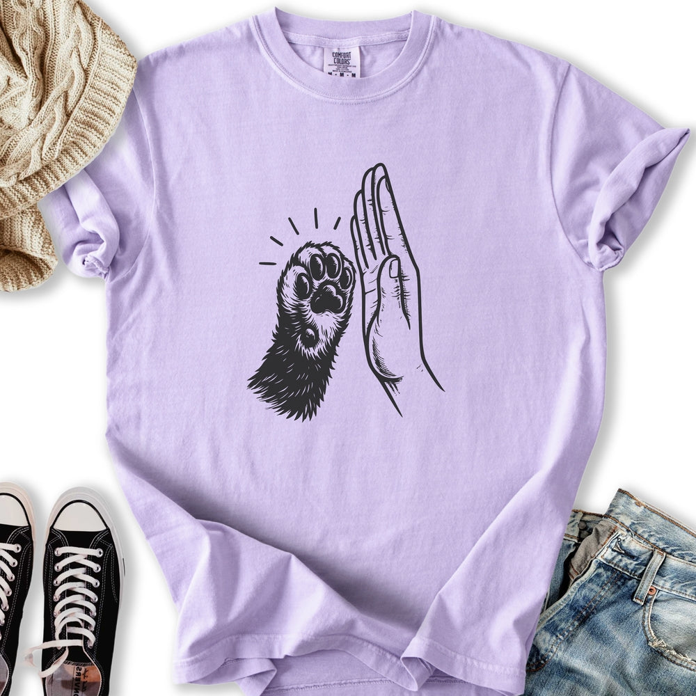 Cat High Five Relaxed Tee
