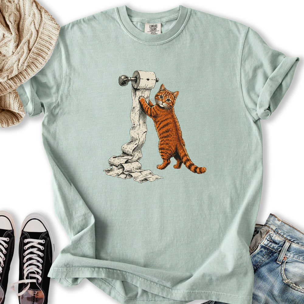 Paper Spinner Cat Relaxed Tee