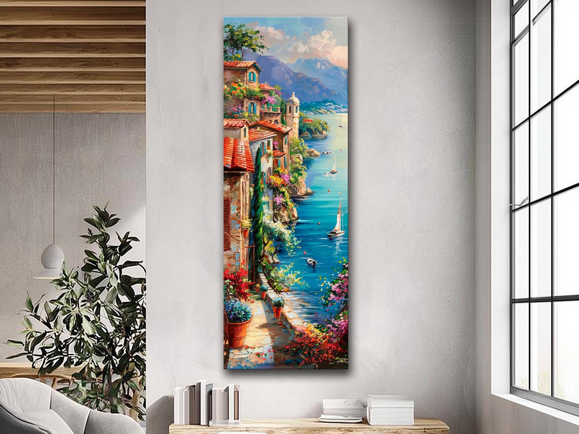 Lake Como Canvas Print – Framed Canvas Art | Italy Wall Art, Ready to Hang
