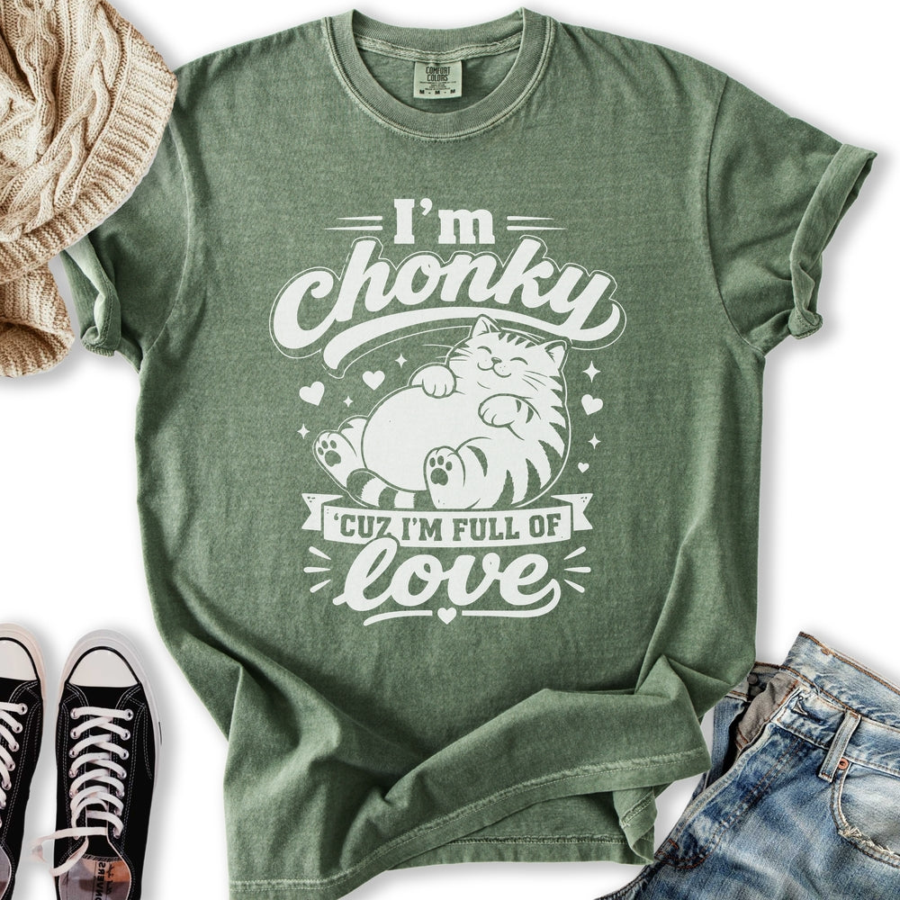 Love Chonky Cat Relaxed Tee