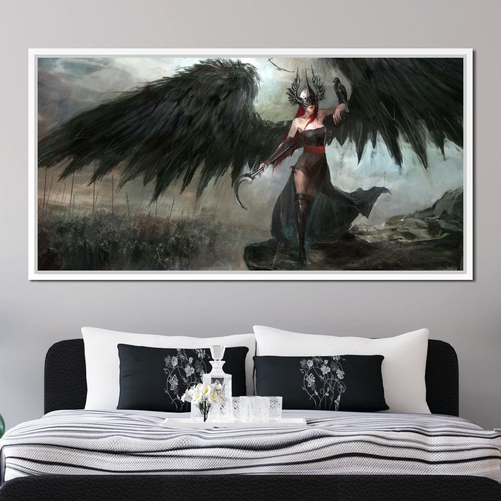 Dark Crow General Canvas Wall Art