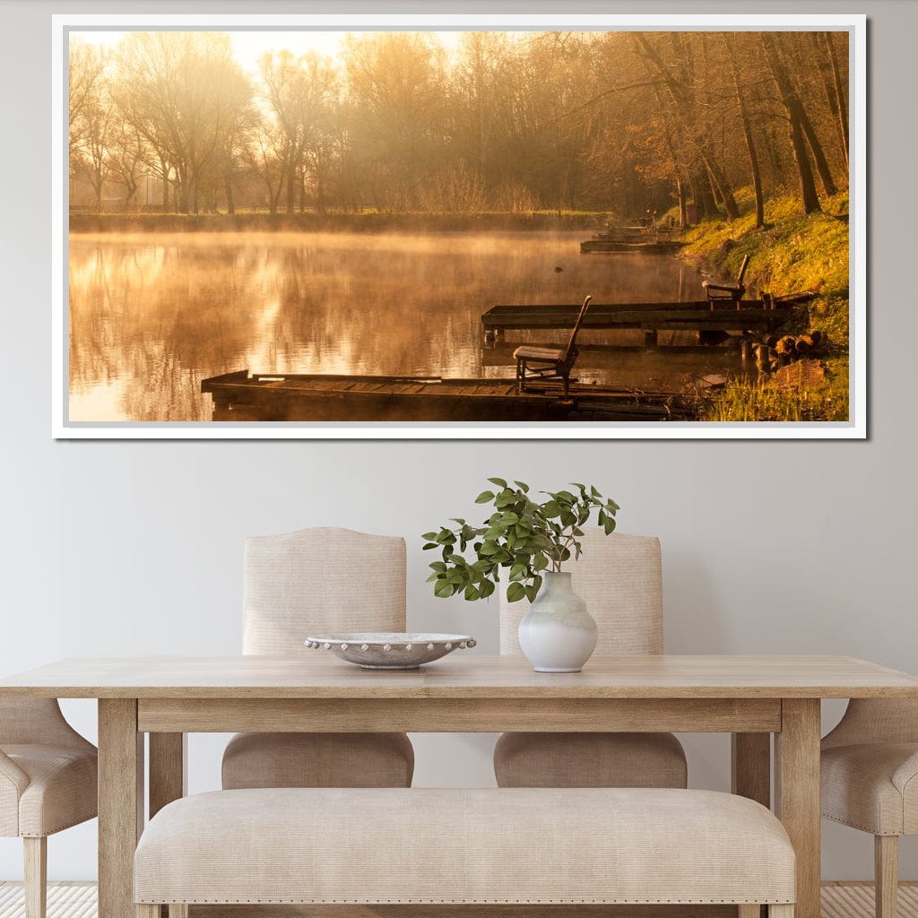 Relaxing Lake Canvas Wall Art