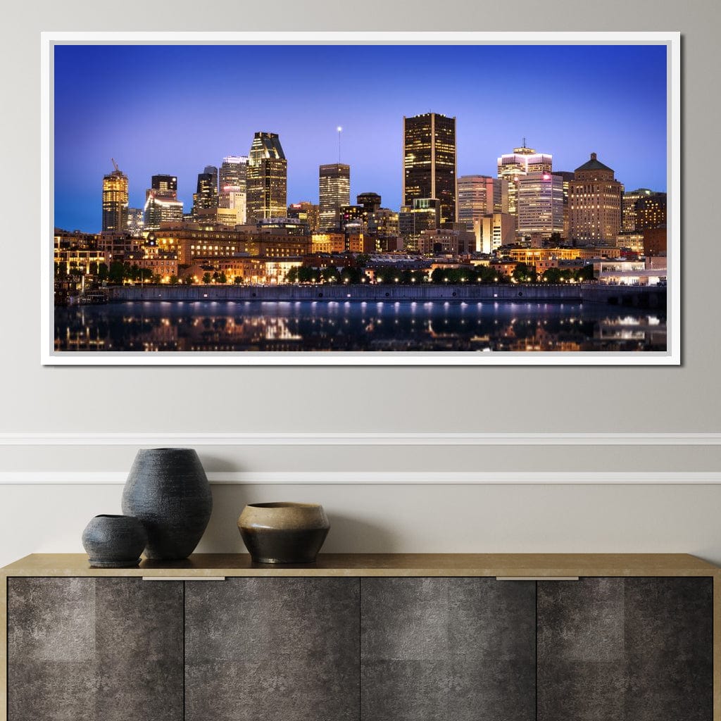 Montreal Skyline Canvas Wall Art