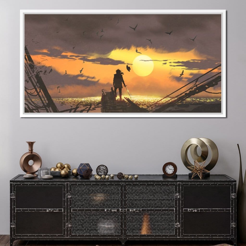 Ruins of Agony Canvas Wall Art