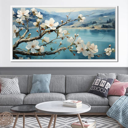 Blooming Almond Tree 1 Canvas Wall Art