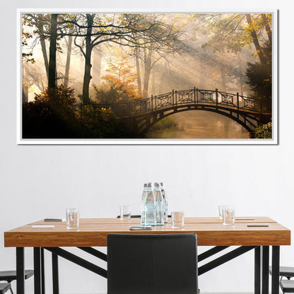 Park Bridge Canvas Wall Art