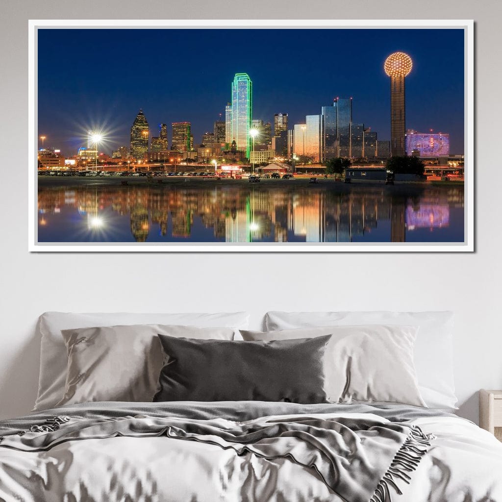 Dallas Skyline Canvas Wall Art