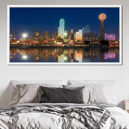 Dallas Skyline Canvas Wall Art