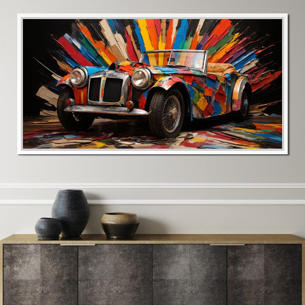 MG Roadster Canvas Wall Art