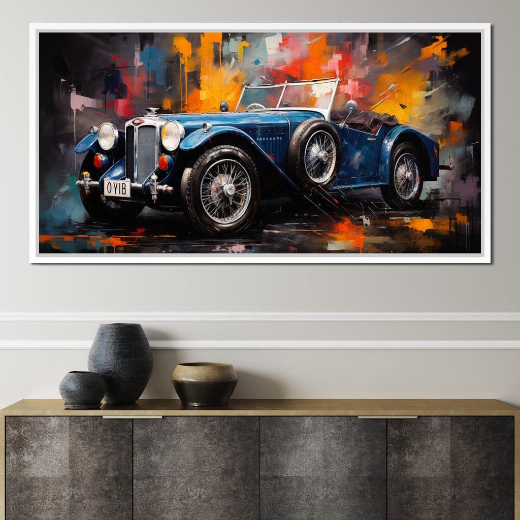 Classic Roadster Canvas Wall Art