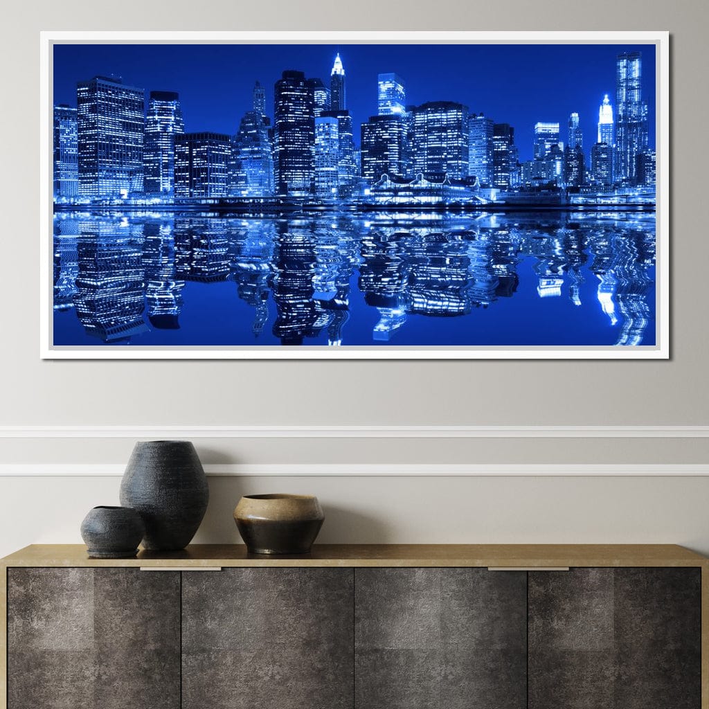 New York City Reflection Canvas Wall Art