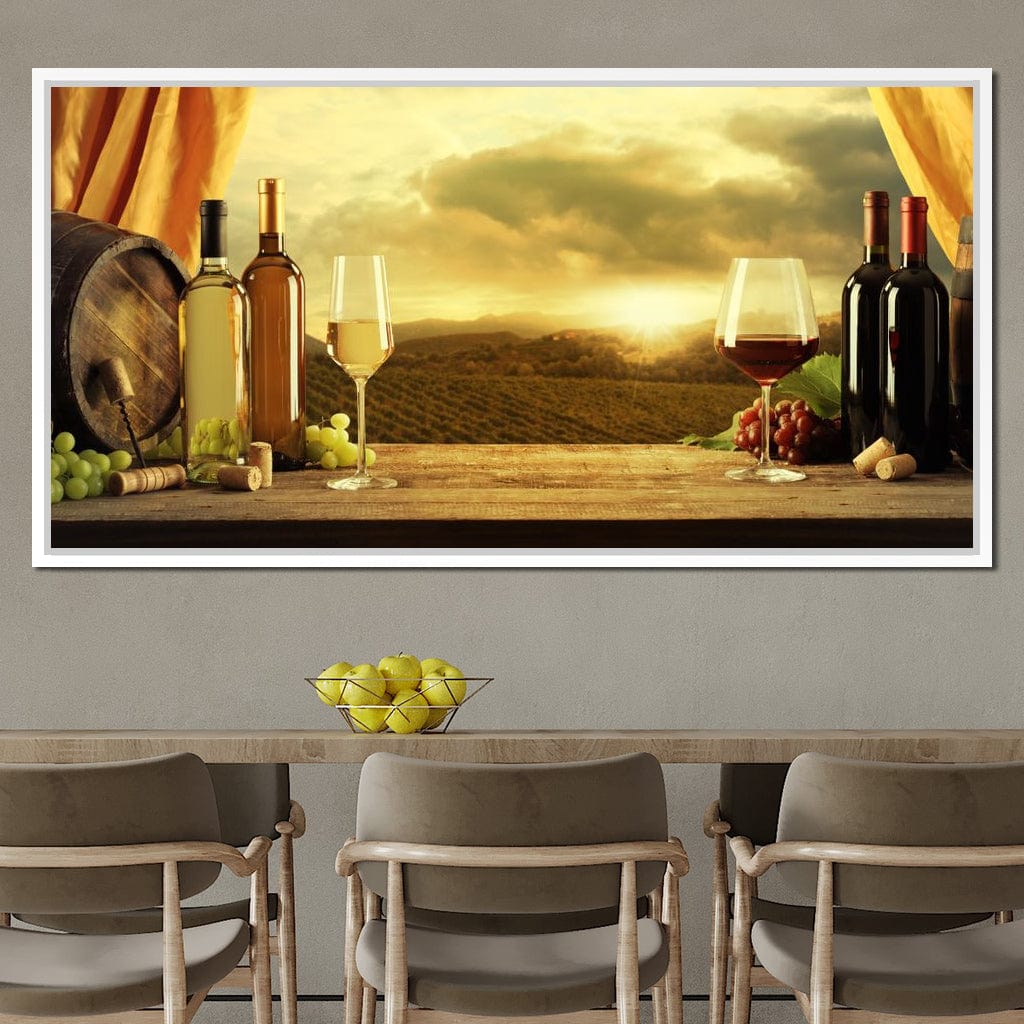Vineyard View Canvas Wall Art