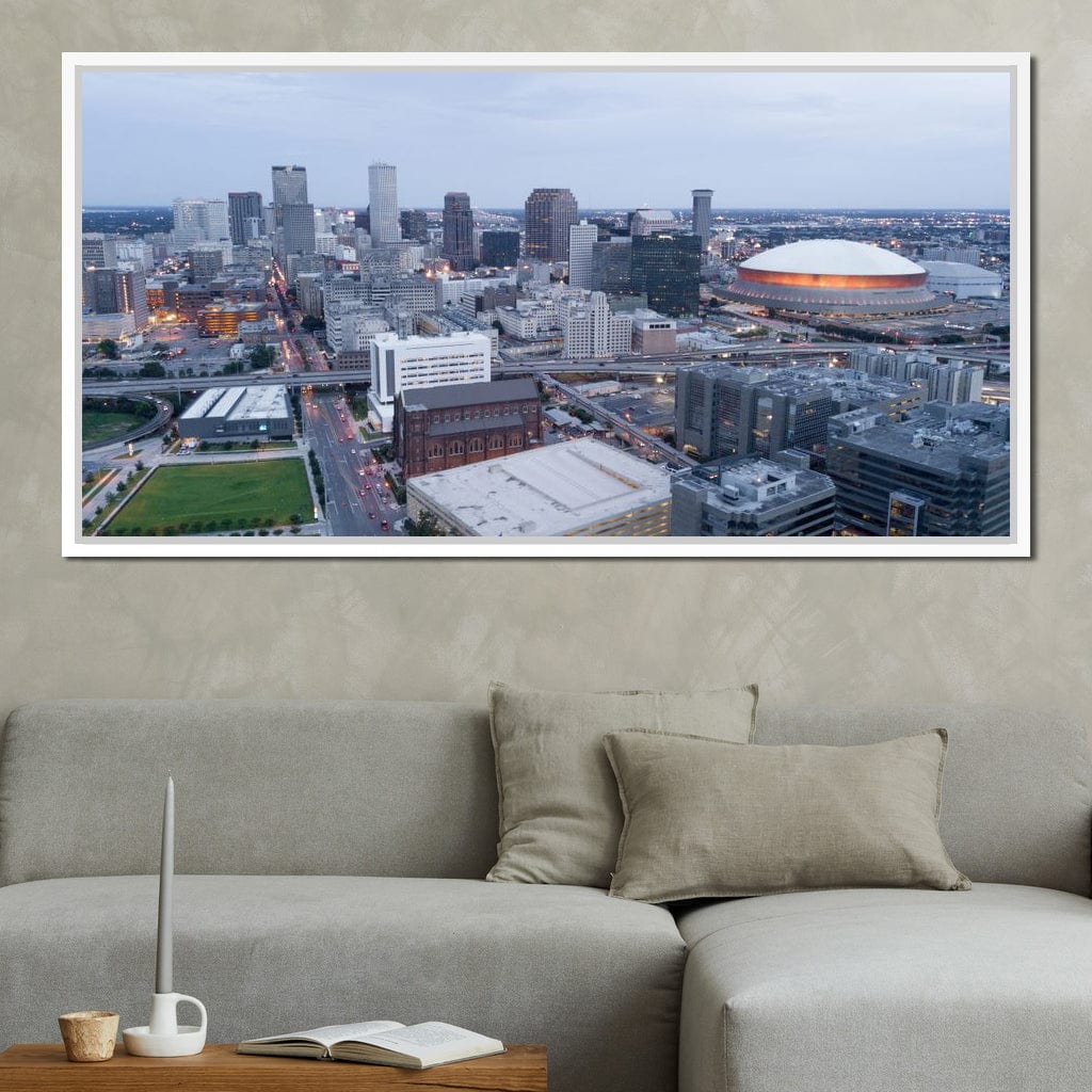 New Orleans Skyline Canvas Wall Art