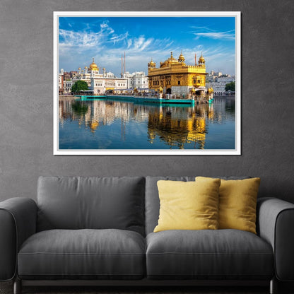 Golden Temple Amritsar Canvas Wall Art