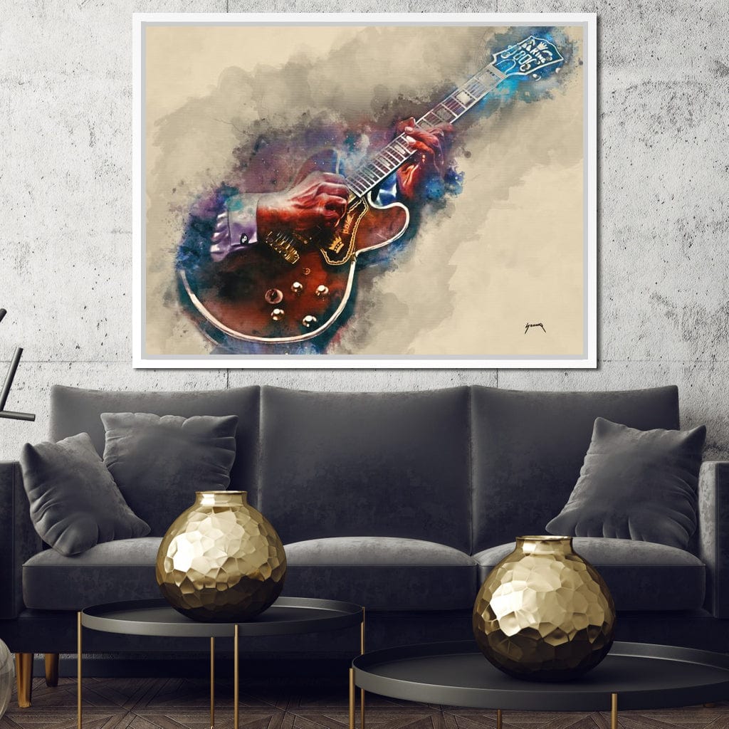 BB King's Guitar Canvas Wall Art