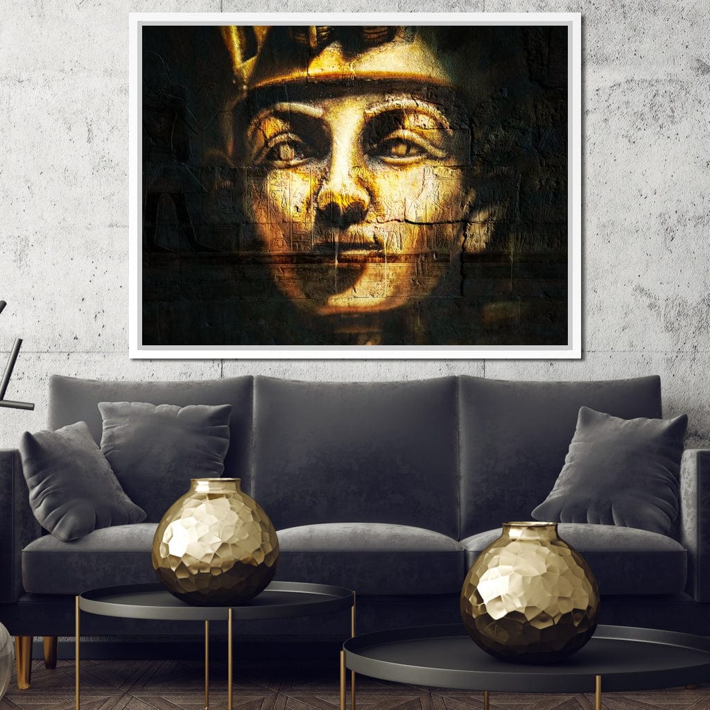 Pharaoh Tutankhamun Canvas Wall Art