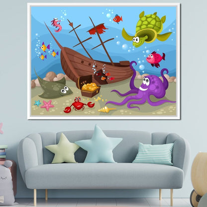 Sunken Treasure Canvas Wall Art