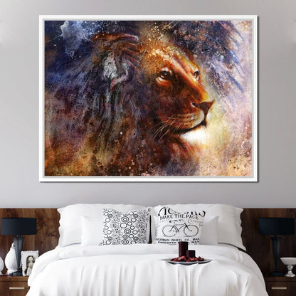 Glory Lion Canvas Wall Art