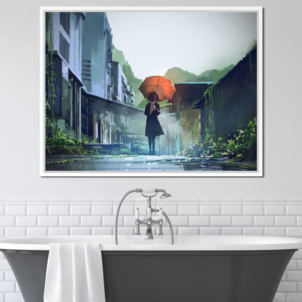 Abandoned Streets Canvas Wall Art