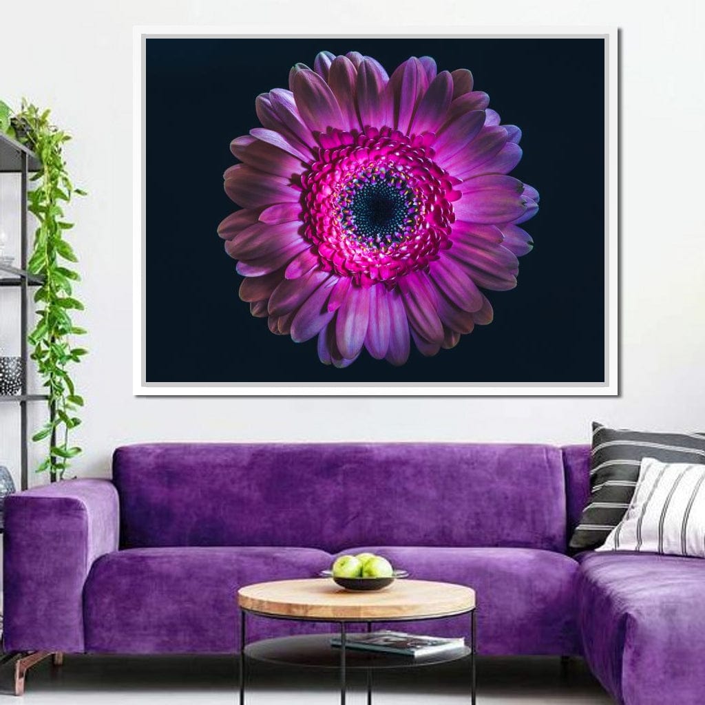 Purple Petals Canvas Wall Art
