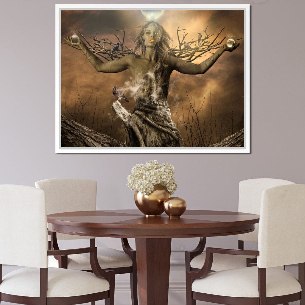 Tree Shaman Canvas Wall Art