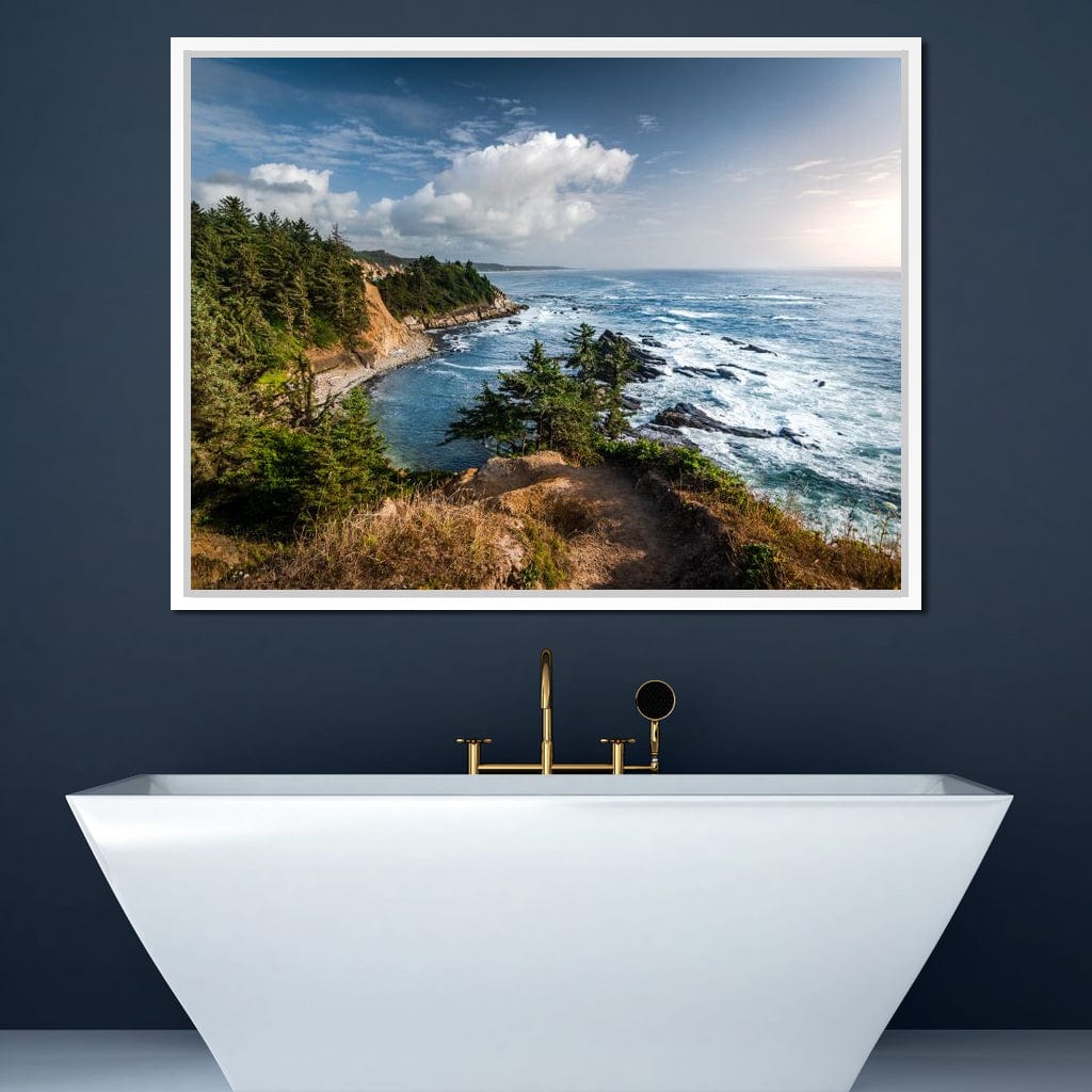 Blue Coast Canvas Wall Art
