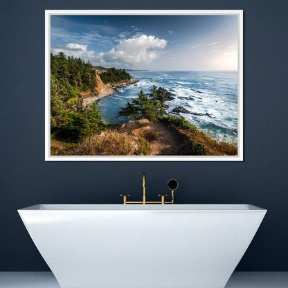 Blue Coast Canvas Wall Art