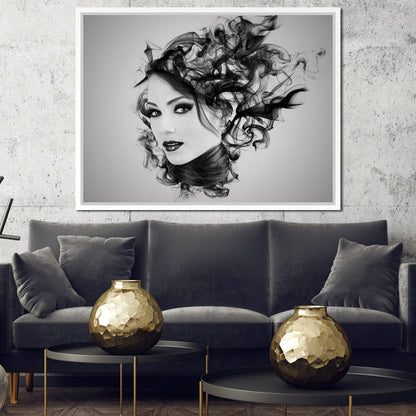 The Smoke Collection 03 Canvas Wall Art