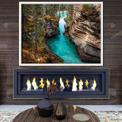 Athabasca Falls Canvas Wall Art