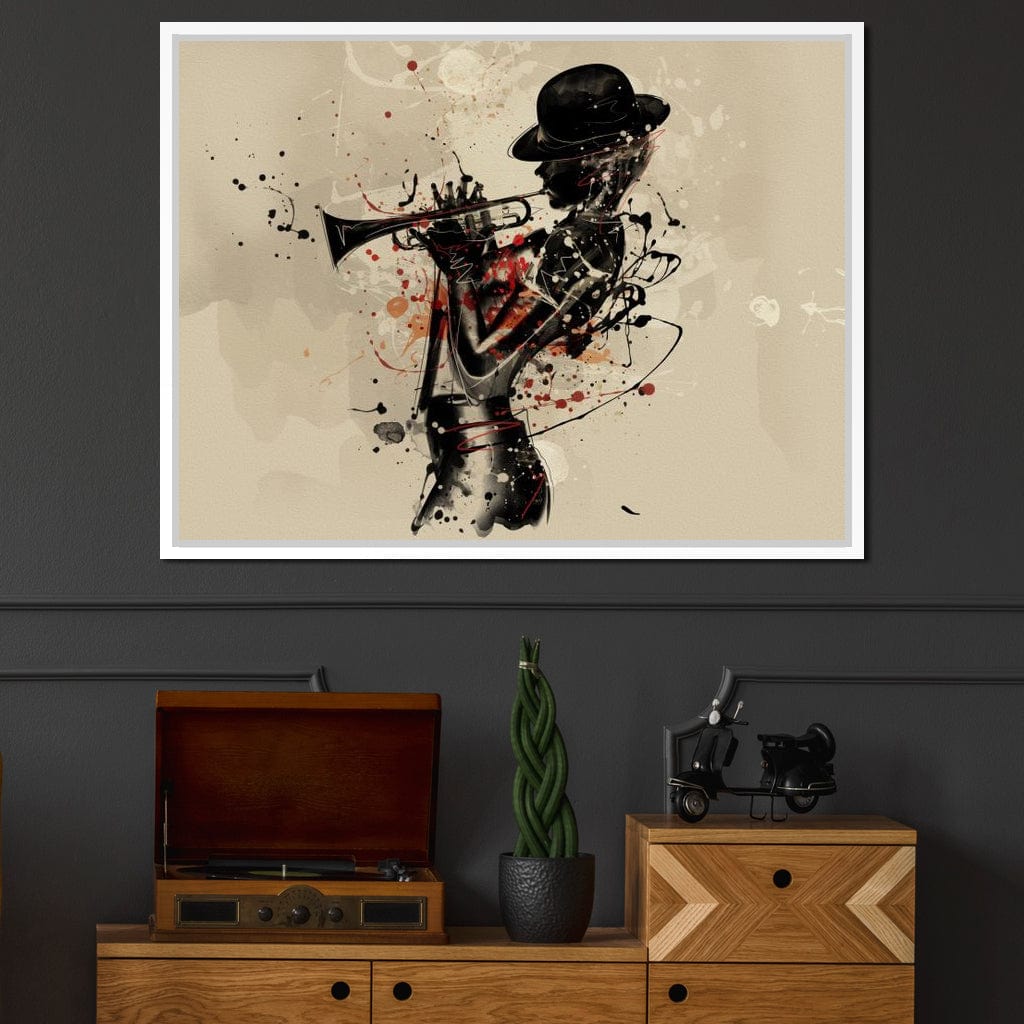 Trumpeter Canvas Wall Art