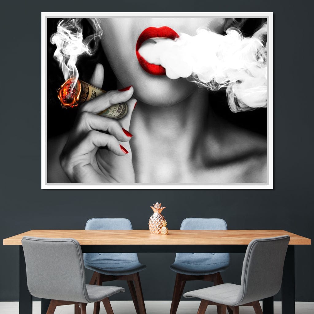 Hustle Never Sleeps Canvas Wall Art