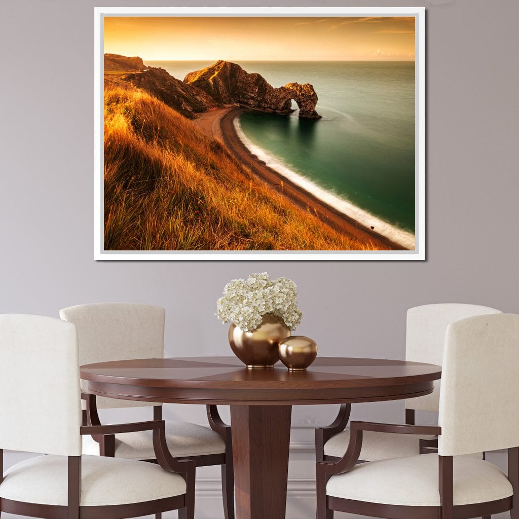Sunset Beach Canvas Wall Art