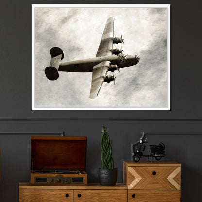 B-24 Bomber Canvas Wall Art