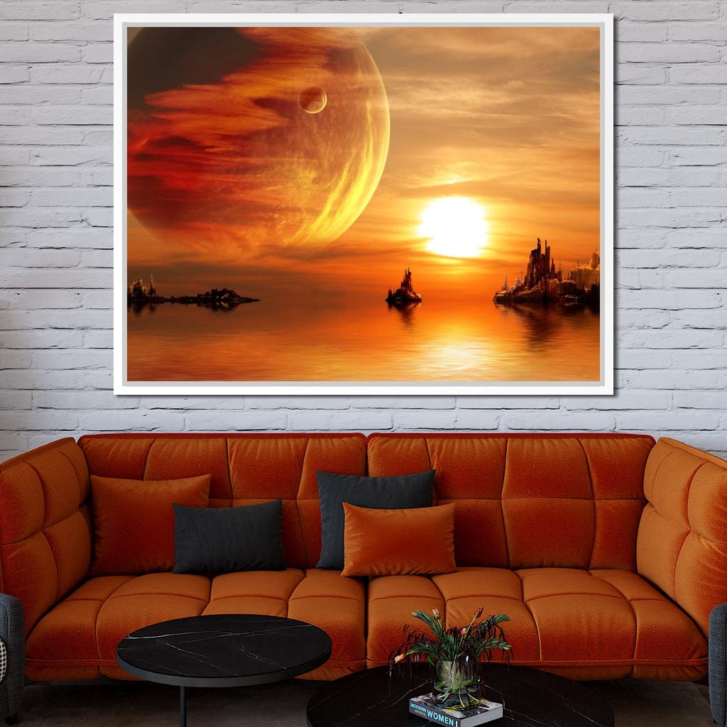 Otherworldly Scenery Canvas Wall Art