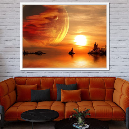 Otherworldly Scenery Canvas Wall Art